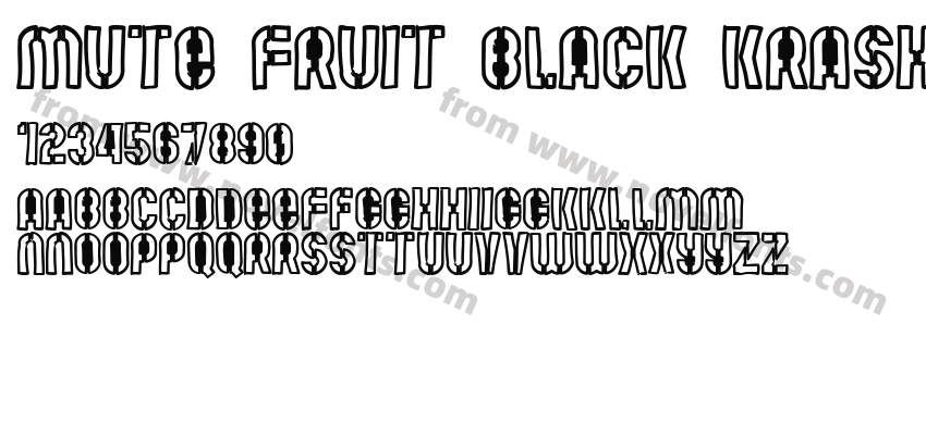 Mute Fruit Black KrashPreview