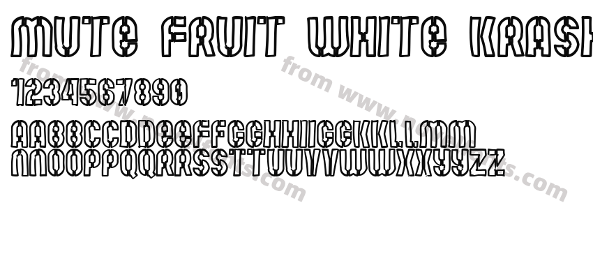 Mute Fruit White KrashPreview