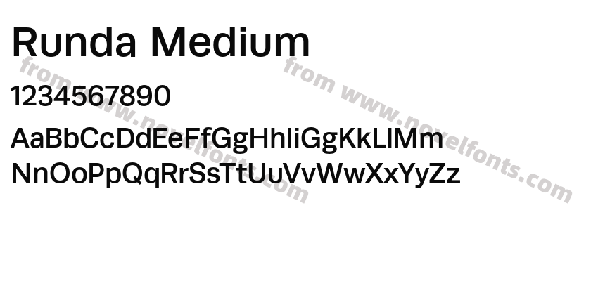 Runda MediumPreview