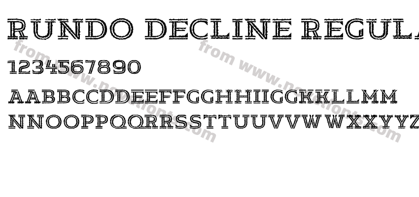 Rundo Decline RegularPreview