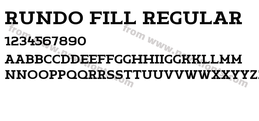 Rundo Fill RegularPreview