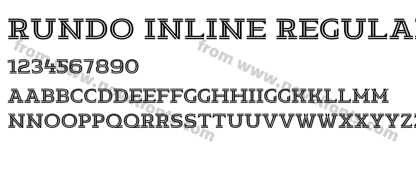 Rundo Inline RegularPreview