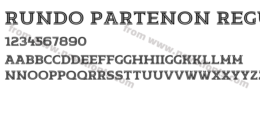 Rundo Partenon RegularPreview