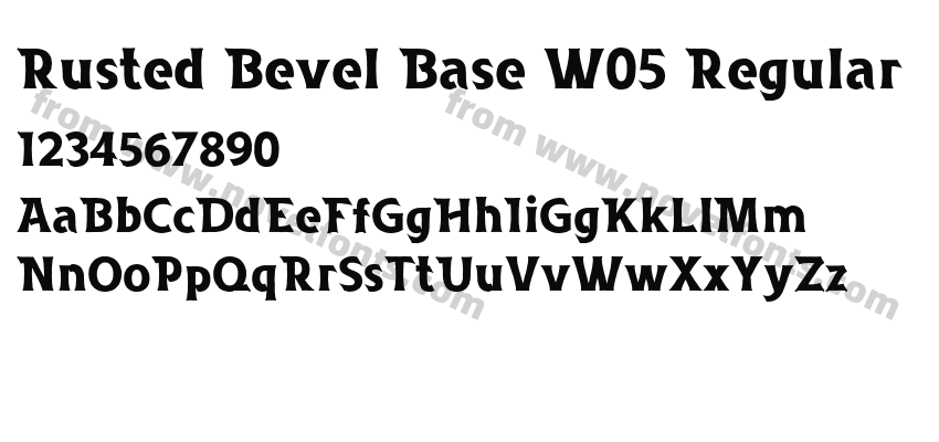 Rusted Bevel Base W05 RegularPreview