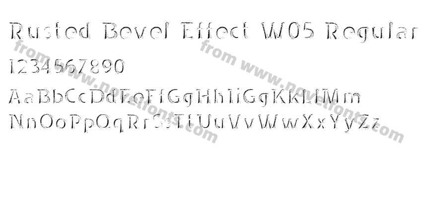 Rusted Bevel Effect W05 RegularPreview