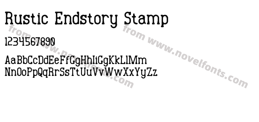 Rustic Endstory StampPreview