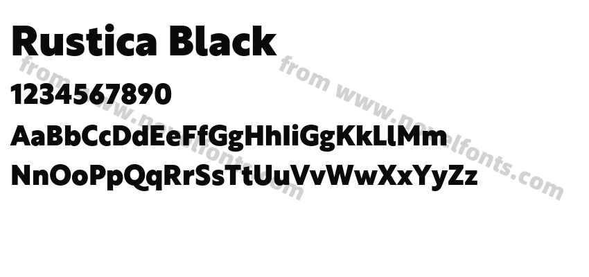 Rustica BlackPreview