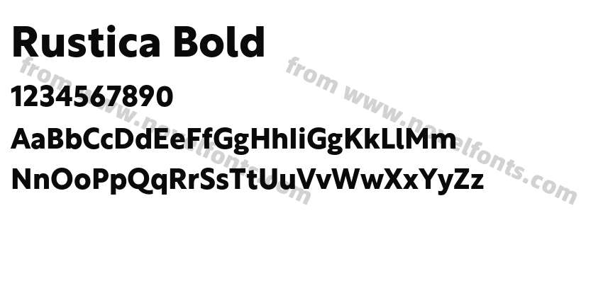 Rustica BoldPreview