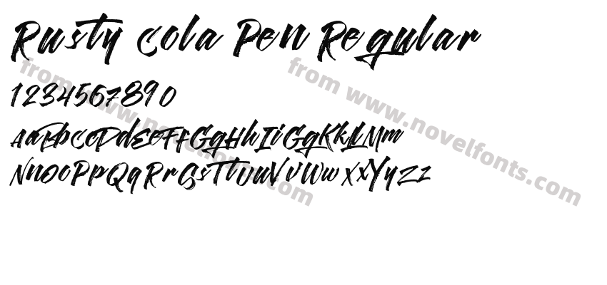 Rusty Cola Pen RegularPreview