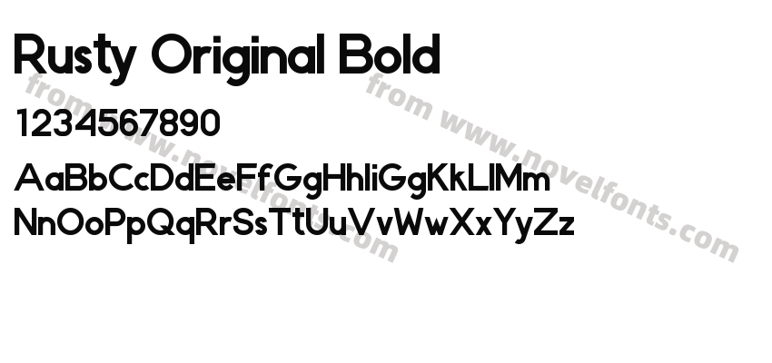 Rusty Original BoldPreview