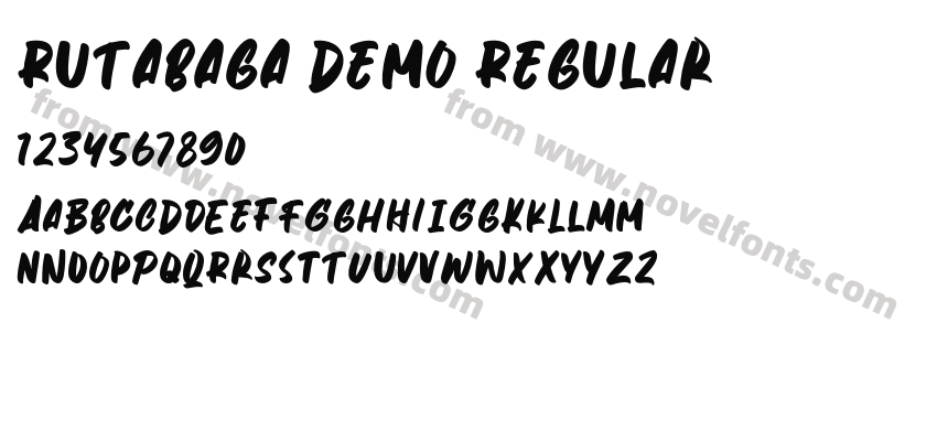 Rutabaga Demo RegularPreview