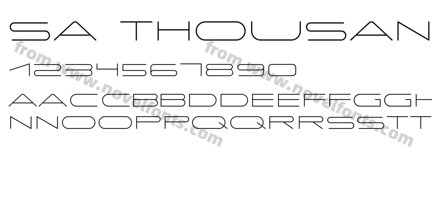 SA Thousand LightPreview