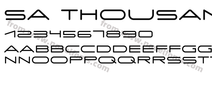 SA Thousand MediumPreview