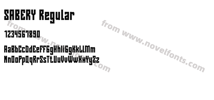 SABERY RegularPreview