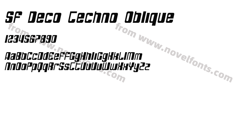 SF Deco Techno ObliquePreview