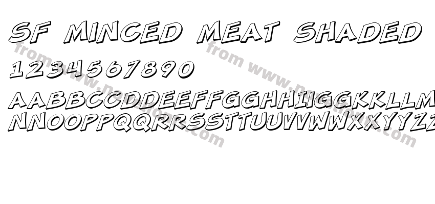 SF Minced Meat Shaded ObliquePreview