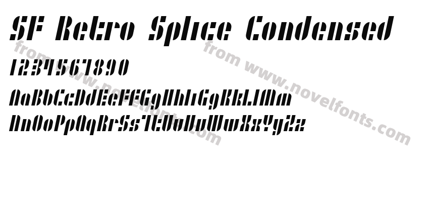 SF Retro Splice CondensedPreview