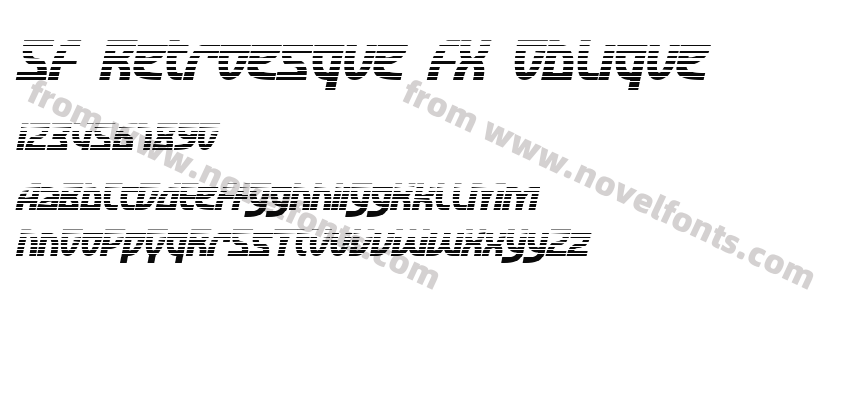 SF Retroesque FX ObliquePreview