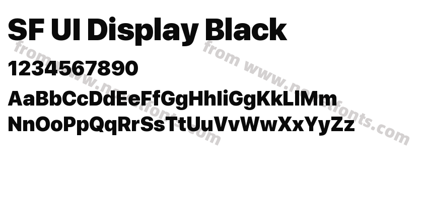 SF UI Display BlackPreview