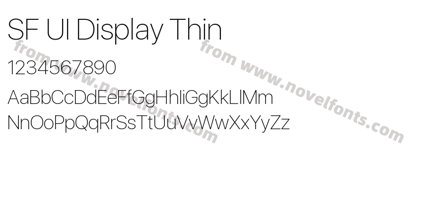SF UI Display ThinPreview
