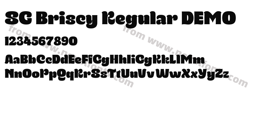 SG Briscy Regular DEMOPreview