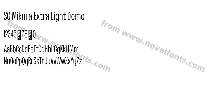 SG Mikura Extra Light DemoPreview