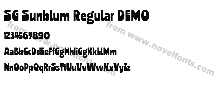 SG Sunblum Regular DEMOPreview