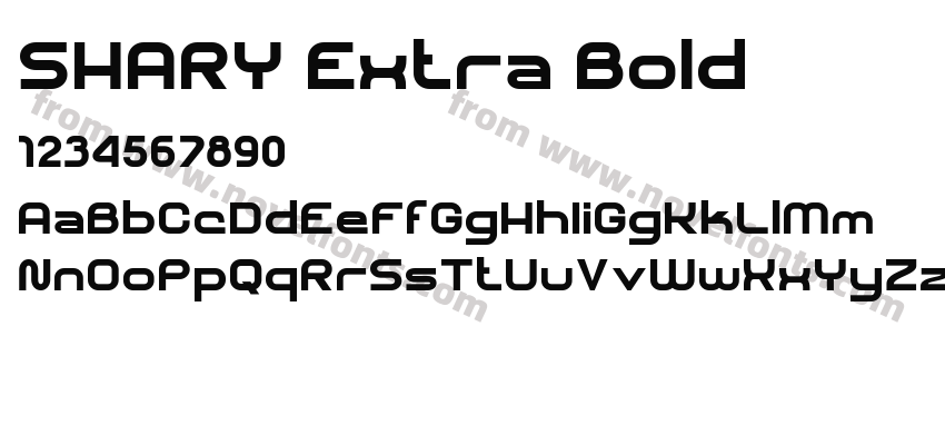 SHARY Extra BoldPreview