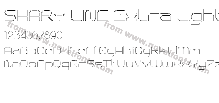 SHARY LINE Extra LightPreview