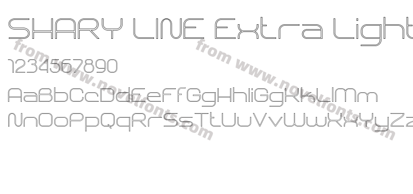 SHARY LINE Extra LightPreview