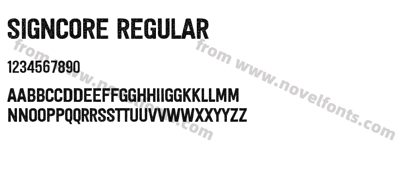 SIGNCORE RegularPreview