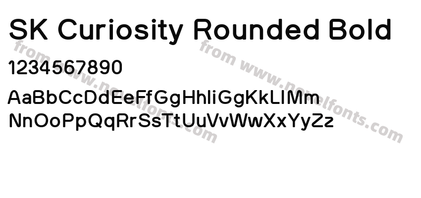 SK Curiosity Rounded BoldPreview