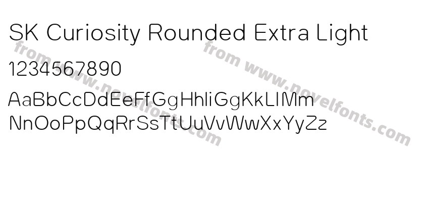 SK Curiosity Rounded Extra LightPreview