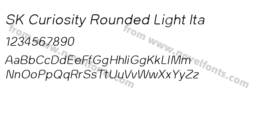 SK Curiosity Rounded Light ItaPreview