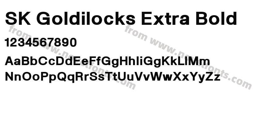 SK Goldilocks Extra BoldPreview