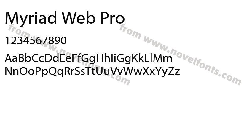 Myriad Web ProPreview