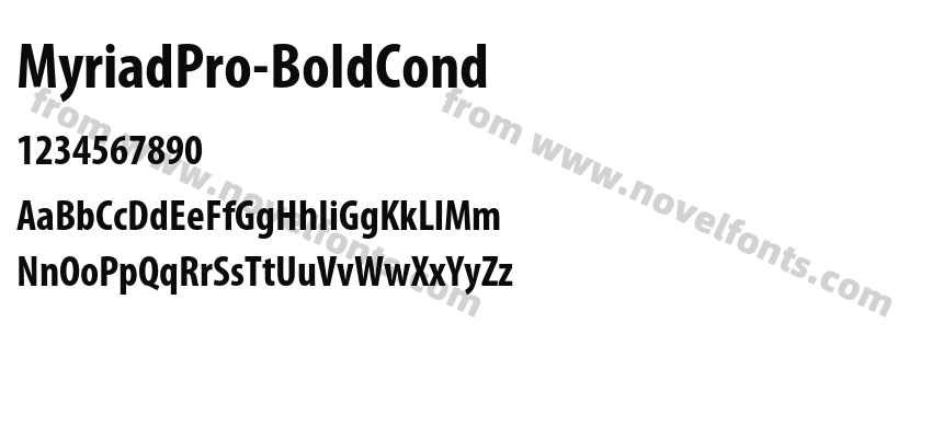 MyriadPro-BoldCondPreview