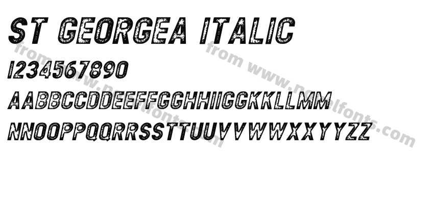 ST GEORGEA ItalicPreview