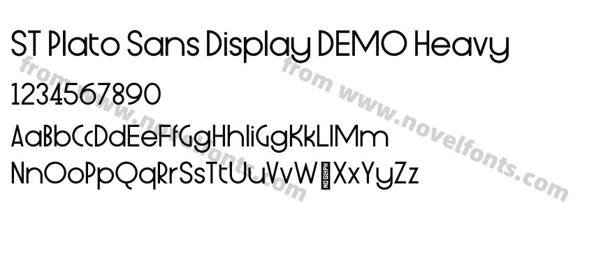 ST Plato Sans Display DEMO HeavyPreview