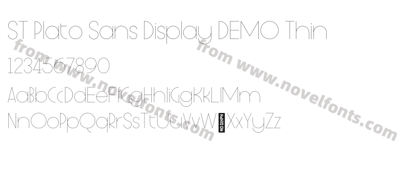 ST Plato Sans Display DEMO ThinPreview