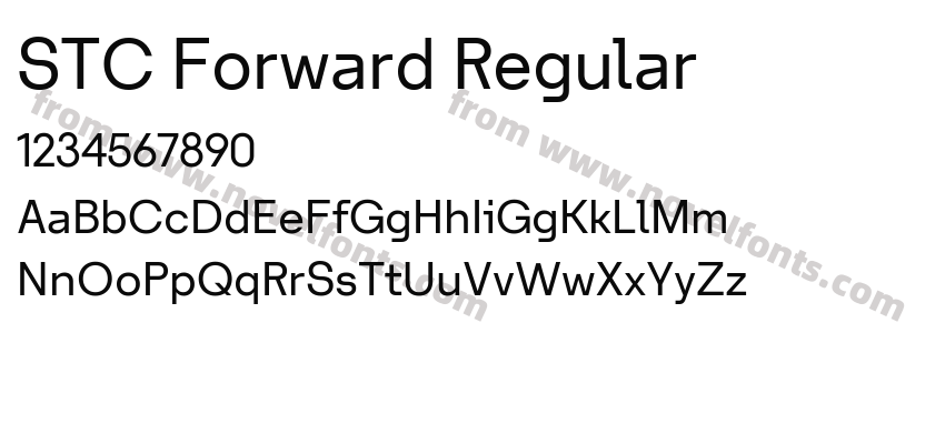 STC Forward RegularPreview