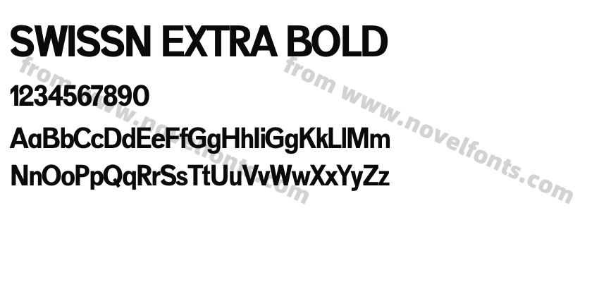 SWISSN EXTRA BOLDPreview