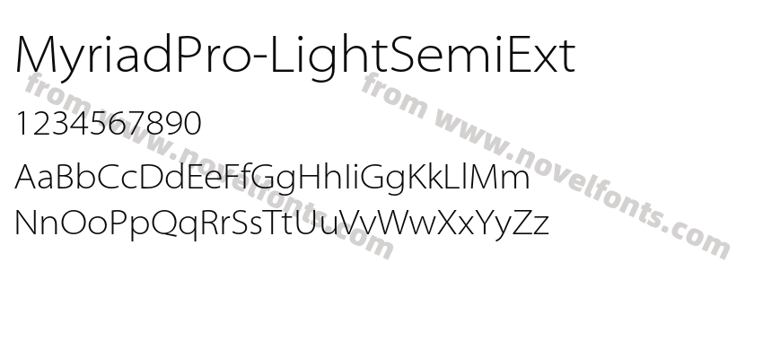 MyriadPro-LightSemiExtPreview