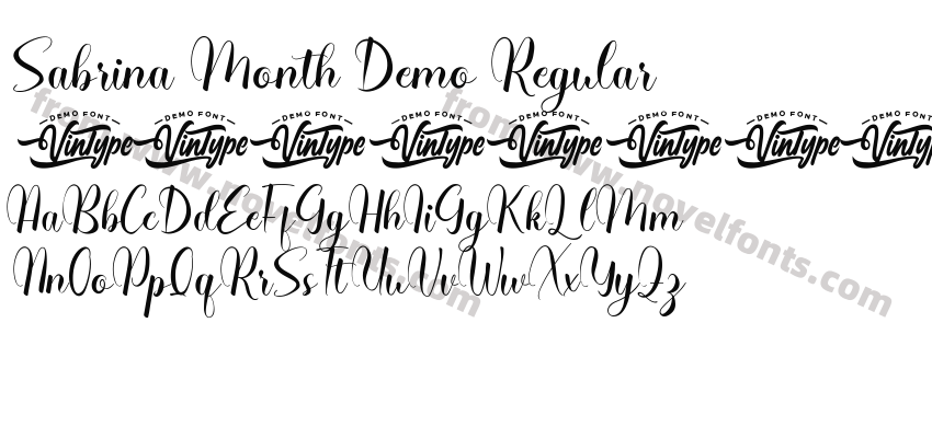 Sabrina Month Demo RegularPreview