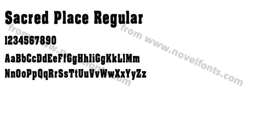 Sacred Place RegularPreview