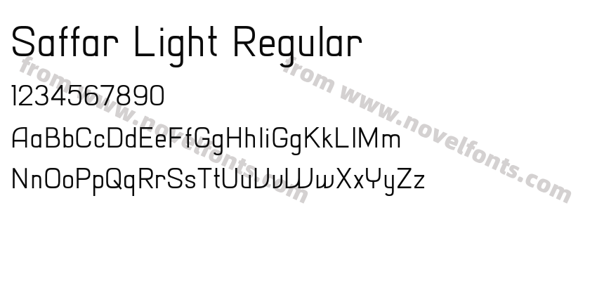 Saffar Light RegularPreview
