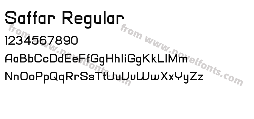 Saffar RegularPreview