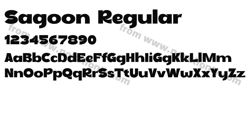 Sagoon RegularPreview