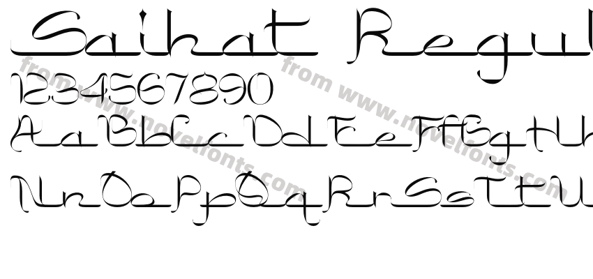 Saihat RegularPreview