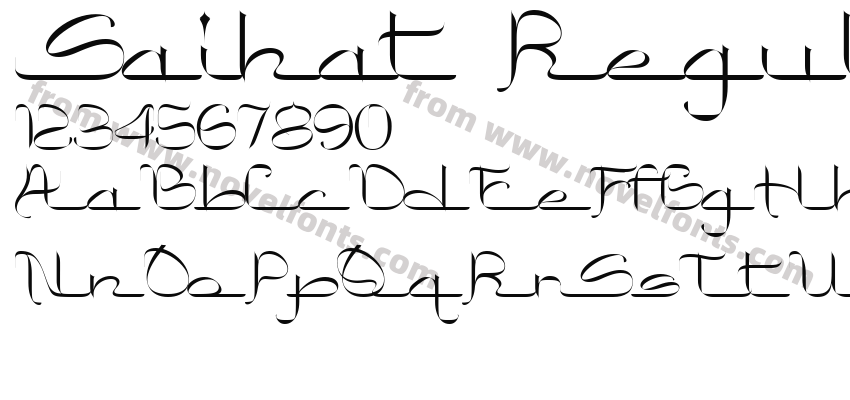 Saihat RegularPreview